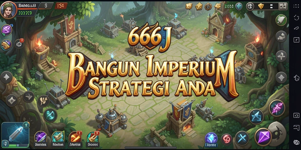 Tampilan menarik dari gameplay SLG di 666J.