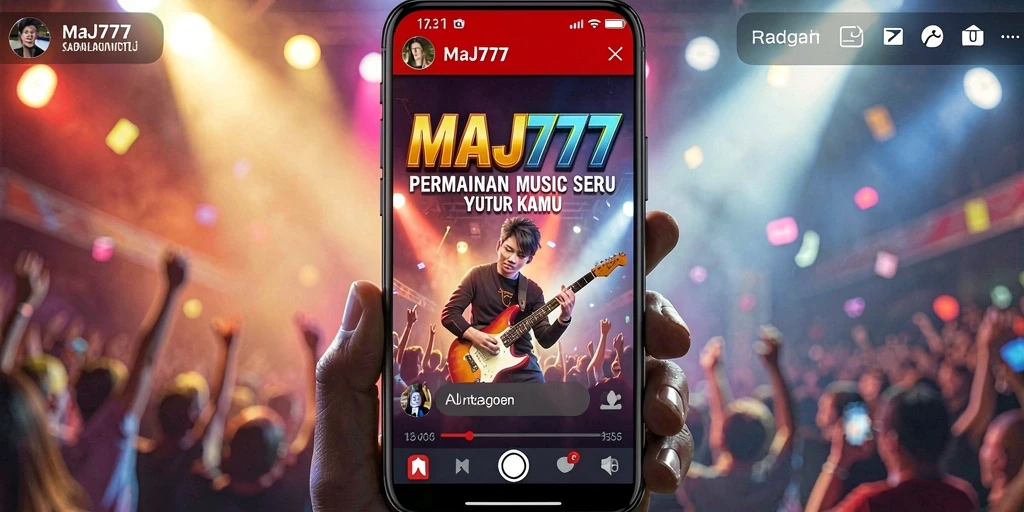 Tampilan gameplay MAJ777 dengan berbagai pilihan genre musik.