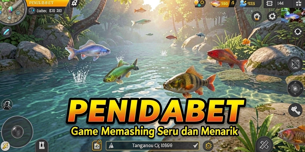 Screenshot game PENIDABET menampilkan aksi seru dalam memancing.