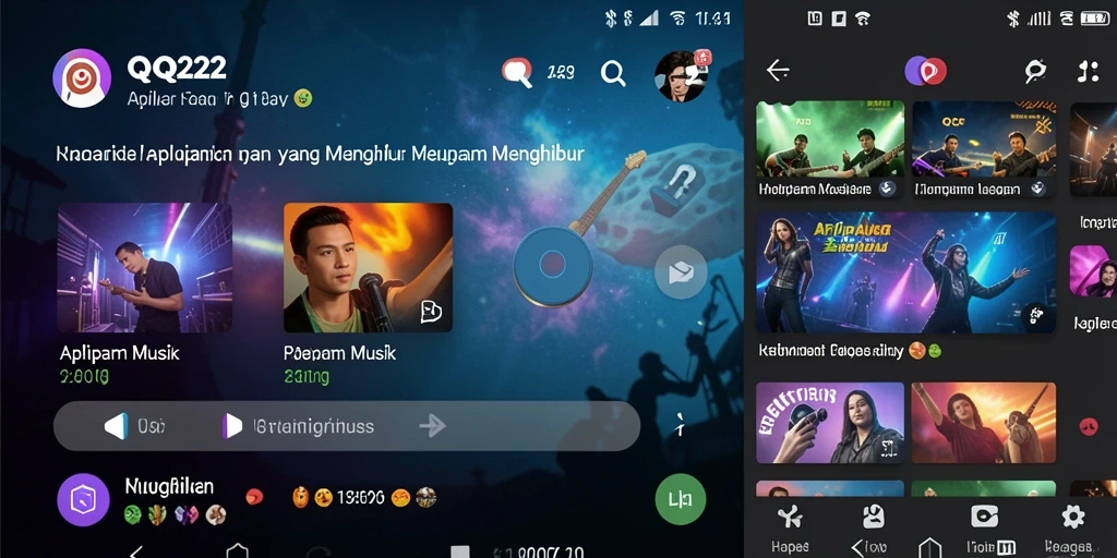 Gameplay QQ222 yang interaktif dengan musik yang variatif.