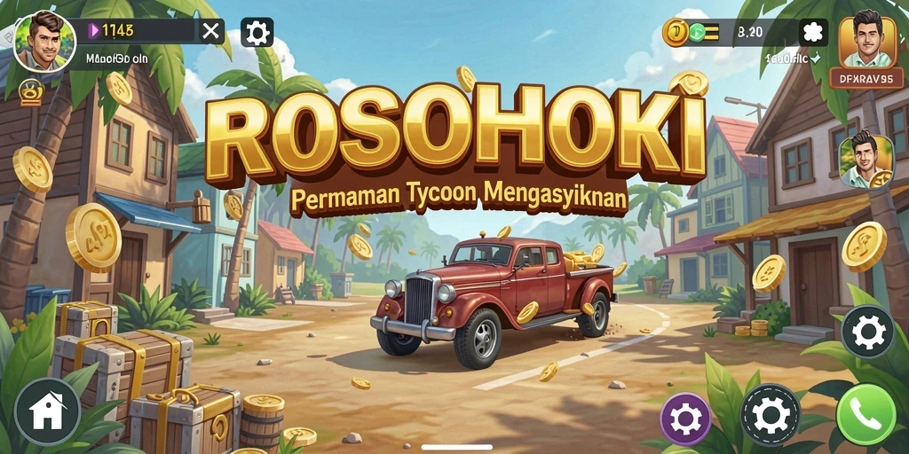 Tampilan gameplay menarik dan penuh strategi dari ROSOHOKI.