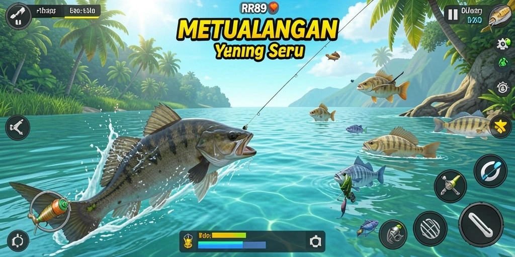 Tangkapan ikan besar dalam gameplay RR89 yang seru.